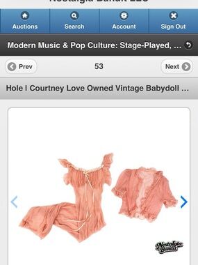 *COURTNEY LOVE OWNED* Maxi Babydoll Dress with Matching Shrug